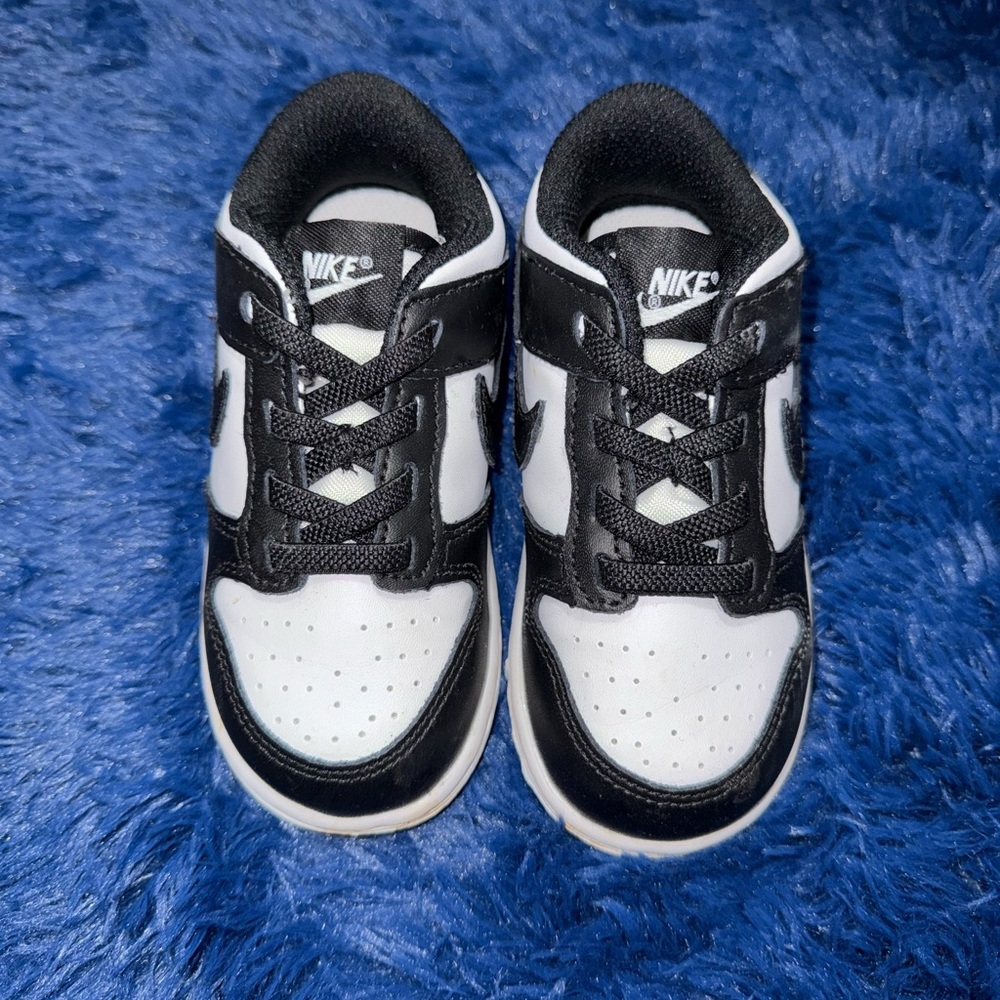 Nike Kids Black and White Dunks
